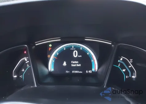 2019 Honda Civic Ex из США, поврежденный, VIN JHMFC1F3XKX006244